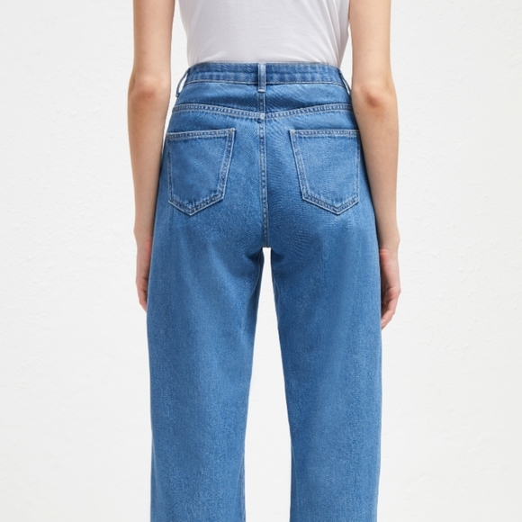 French Connection - Shelby Denim Wide Leg Jeans - Picture 2 of 8